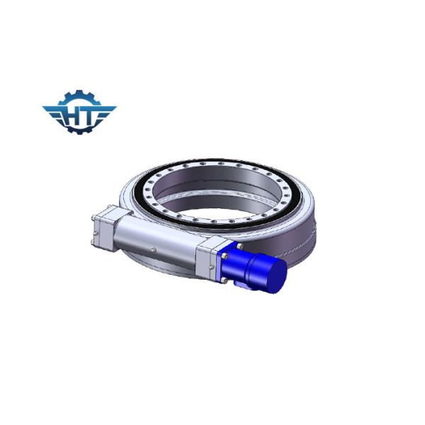 SE14 High Efficiency Self Lock Worm Gear Slewing Ring With Hydraulic Motor For