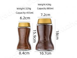 Cheap Coffee Food Glass Jar Airtight Canister Bottle With Acacia Wood Lid for sale