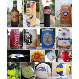 Inflatable chocolate birthday cake air model simulation food inflation model