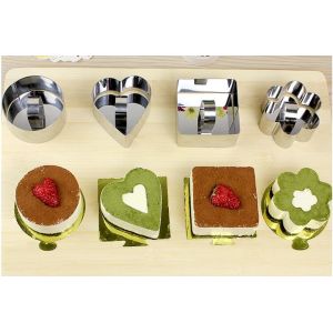 RK Bakeware China Foodservice NSF Rectangle and Square Mousse Cake Ring