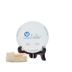 Cheap Yucera Factory Price Dental Super Translucent ST 98mm 95mm White Block Ceramic Disc for Cad Cad System 5axis Milling Machine for sale