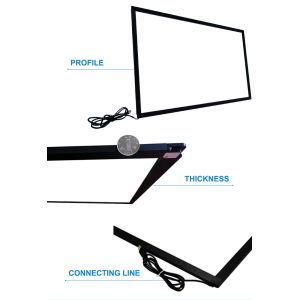 55'' Infrared USB Multi Touch Conversion Overlay Frame IR Touch Screen Frame For