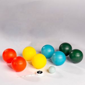 2022 new PP luminous night and day use bocce ball set for camping