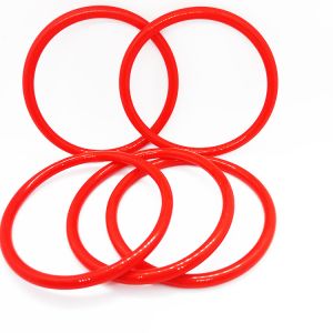 Heat Resistant Soft Silicone Rubber O Rings Round Shaped With Different Colors