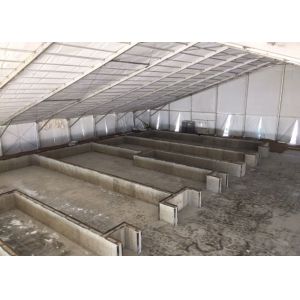 Clear Industrial 50mx55m Warehouse Tent With Heating System