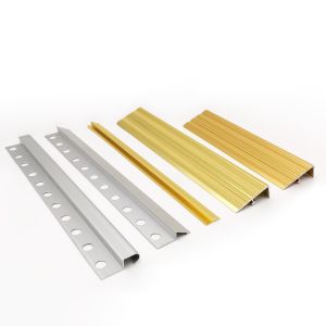 China Anodised Aluminum Tile Trim 1mm Thickness Triangle Alu 6063 Material on sale