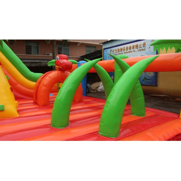 Funny Inflatable Crocodile Bouncy Castle For Kids Amusement Park