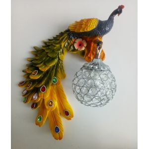 Crystal Wall Lamp Bohemia Peacock Retro Wall Light Bedside Lamp (WH-VR-61)