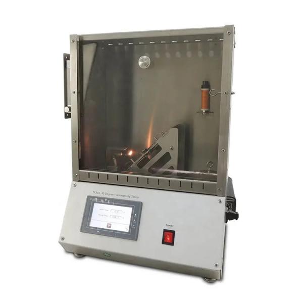 45 Degree Flammability Flame Testing Equipment For Material Fire Safety