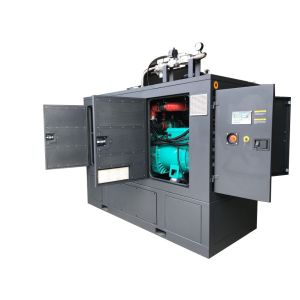 Continuous 100KW Natural Gas CHP , Synchro CHP Cogeneration Systems Super Silent