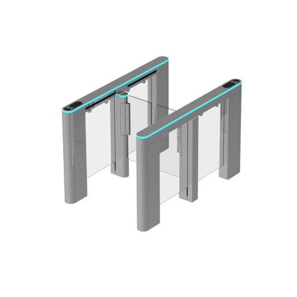 Quality AC100V Pedestrian Barrier Gate LED Indicator 10mm Thickness Swing wholesale