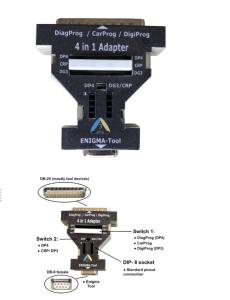 Cheap 6 in 1 Multi adapter connect with upa cable Pogo pin TSSOP MSOP SOIC for carprog DC4 DP3 DP4 for sale