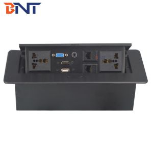 Pop Up Socket For Conference Table Universal Desktop Pop Up Socket With VGA And