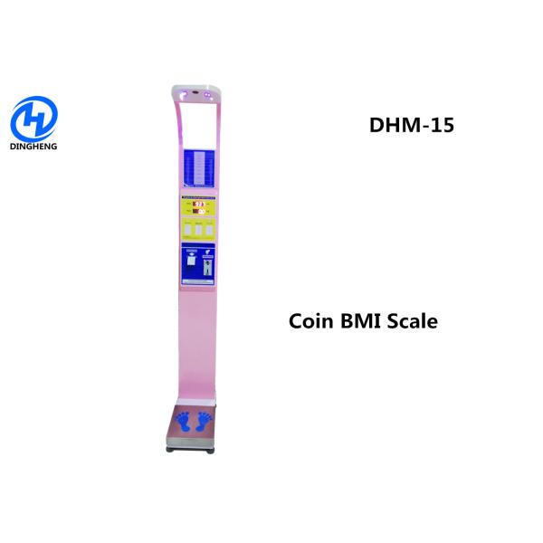 Quality Iron medical height and weight scales with BMI analysis and coin wholesale