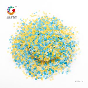 Cheap Heart Shaped Solvent Resistance Confetti Chunky Face Glitter Mixed In Bulk for sale