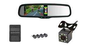 Cheap Auto 4.3&quot; LCD Car Parking Sensor , Rear Parking Sensors Reverse Radar System for sale