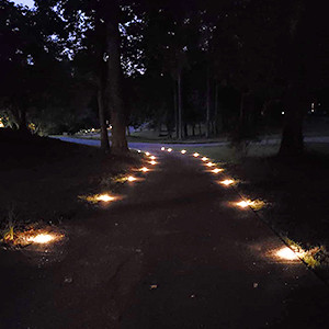 China 400 Lumens Solar Powered Dock Lights Waterproof IP68 Aluminum Material on sale