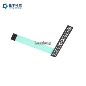PET Autotype Metal Dome Membrane Switch , matte surface Membrane Switch Panel
