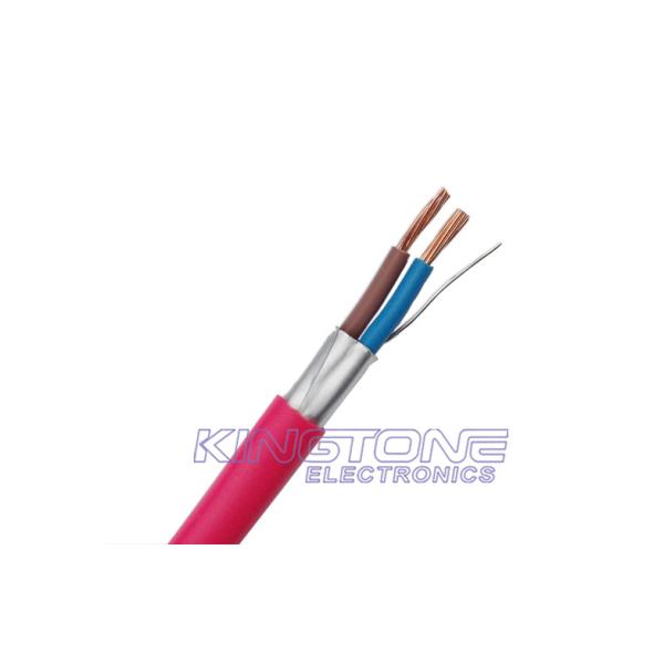 Quality FRLS Shielded 0.75mm2 Fire Resistant Cable , Solid Copper Silicone Insulation wholesale
