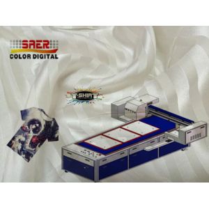 Multifunction Flatbed 	T Shirt Printing Machine Automatic With Pigment Ink