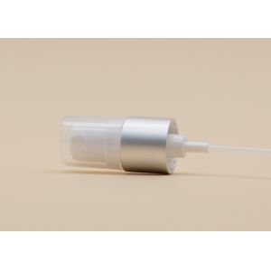 18mm Fine Mist Sprayer Pump With Matt Silver Closure Clear Half Cap