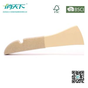 Betterall Superior Khaki Wooden Kids Hanger with Non-slip Shoulder