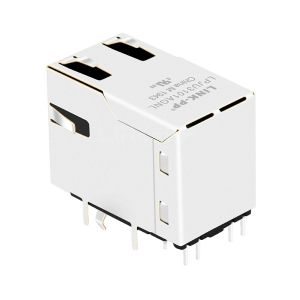 LPJU3101AGNL 10/100 Base-T Yellow/Green Led Tab UP With Single USB RJ45 Jack