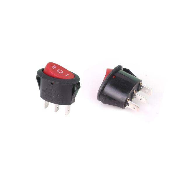 Quality 12 Volt Lighted Rocker Switch Spst 3 Connections For Electronic Equipment wholesale