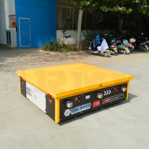 Battery Trackless Transfer Cart Material Handling Carts Heavy Load