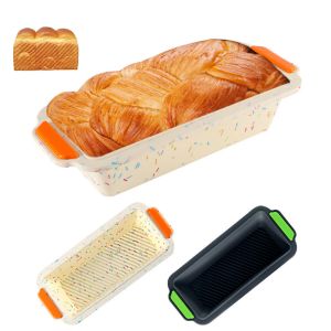 Cheap Non Stick Silicone Toast Baking Mould With Anti Slip Handle for sale