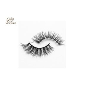 China Impalpable Silk Shape 22MM Natural False Eyelashes on sale