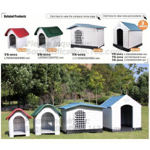 New Style Outdoor Breathless Removable Dog House Plastic Three Sizes Plastic Dog