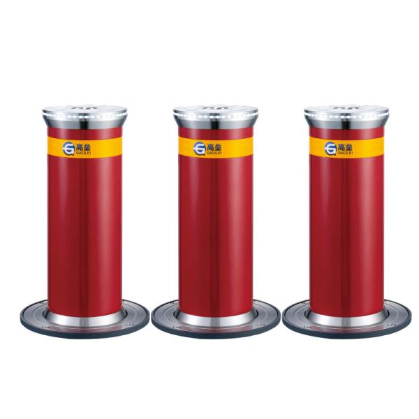 Quality LED Bead Steel Safety Bollards H 800mm Starting Current 3A Anti Terrorism wholesale