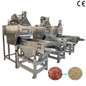 China 800-1000kg Split Nut Blanching Machine Roasted Peanut Peeling Machine on sale