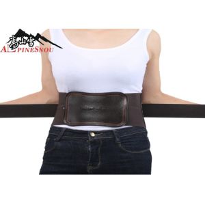 Adjustable Medical Warm Waist Support Belt Leather Unisex
