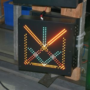 800*800mm LED Lane Control Signs Red Cross Green Arrow Signal