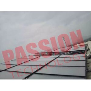 Blue Titanium Flat Plate Solar Collector Pressurized Heating Panel