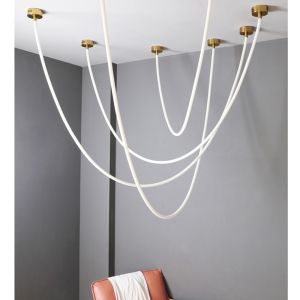 Nordic post-modern designer LED pendant lamp silicone lamp office lamp(WH-MI-369