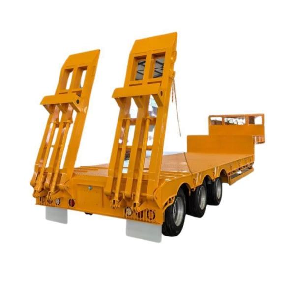 Quality 2180mm Tread 2/3/4 Axles Heavy Duty Lowbed Loader Semi Trailer for Equipment Delivery wholesale