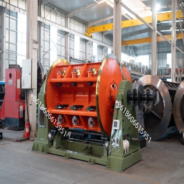 End Shaft Take-up And Traverse Wire Rigid Stranding Machine JLK-500/37B For Easy