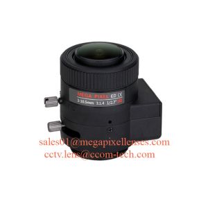 1/2.7" 3-10.5mm F1.4 3MP D14/CS Mount Fixed/DC Auto/P-IRIS Manual/Motorized Vari