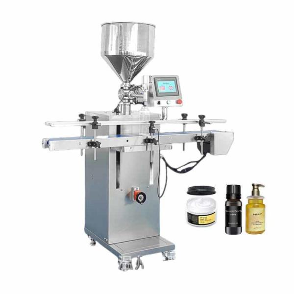 Quality Automatic Vertical Liquid Paste Filling Machine For Hot Sauce Juice And Honey Packaging With Conveyor CREAM Material wholesale