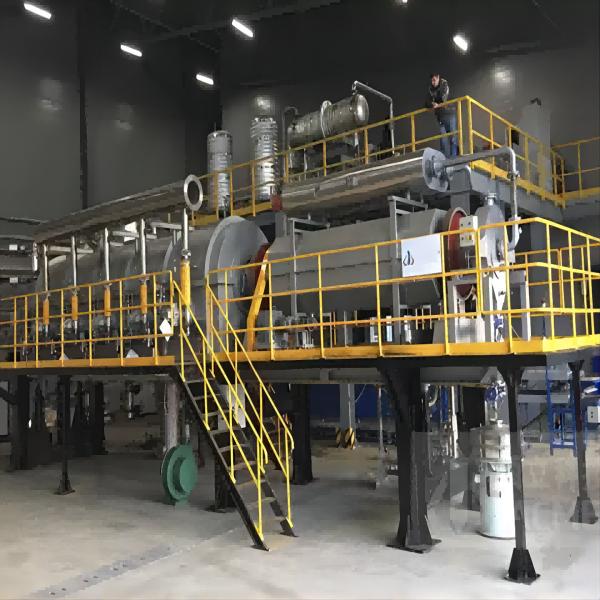 High Temperature Rotary Kiln Furnace Continuous Gas Sintering Cylindrical