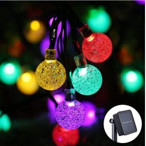 Outdoor 30FT String Light Colourful Change Waterproof With Dimmable Function