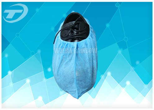 OEM Blue SPP Nonwoven Medical Shoe Covers 15*39cm For Protection Use