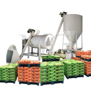 Simple Small Installation Area Dry Mortar Production Line Wall Putty Plaster