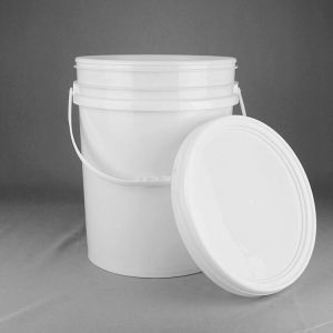 Round 10ltr Buckets With Lids 2.5 Pounds For Chemical Reagent