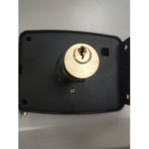 Antique Brass Security Rim Lock Three Round Bolt Fast Delivery