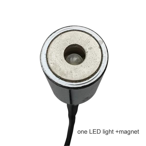 Plumbing tools Magnetic Pick Up Tool With Lignt Bendable Rod Stainless Steel Capacity 3lb Length 595mm