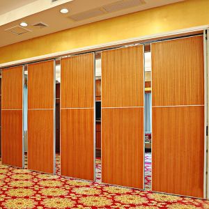 China Folding Removable Sound Insulation MDF Partition Wall For Wedding Hall on sale